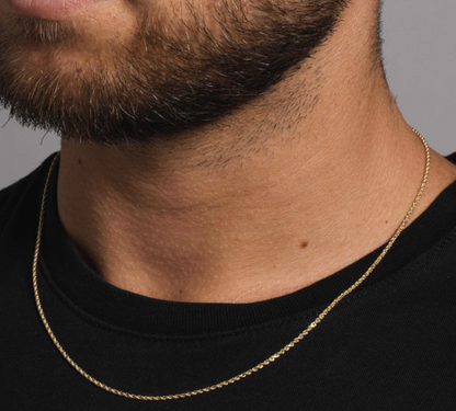 14k Gold Hollow Rope Chain